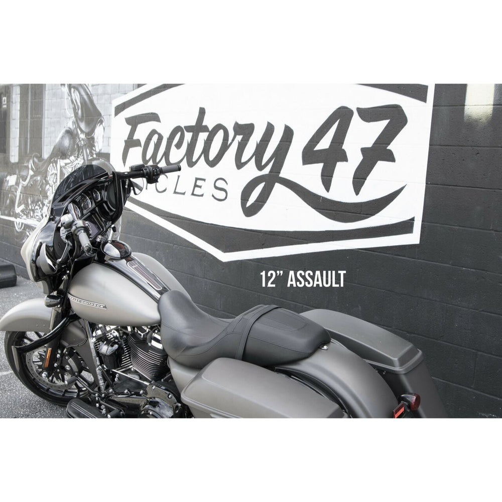 
                  
                    Factory 47 Assault Handlebar | 12" Rise | Gloss Black
                  
                