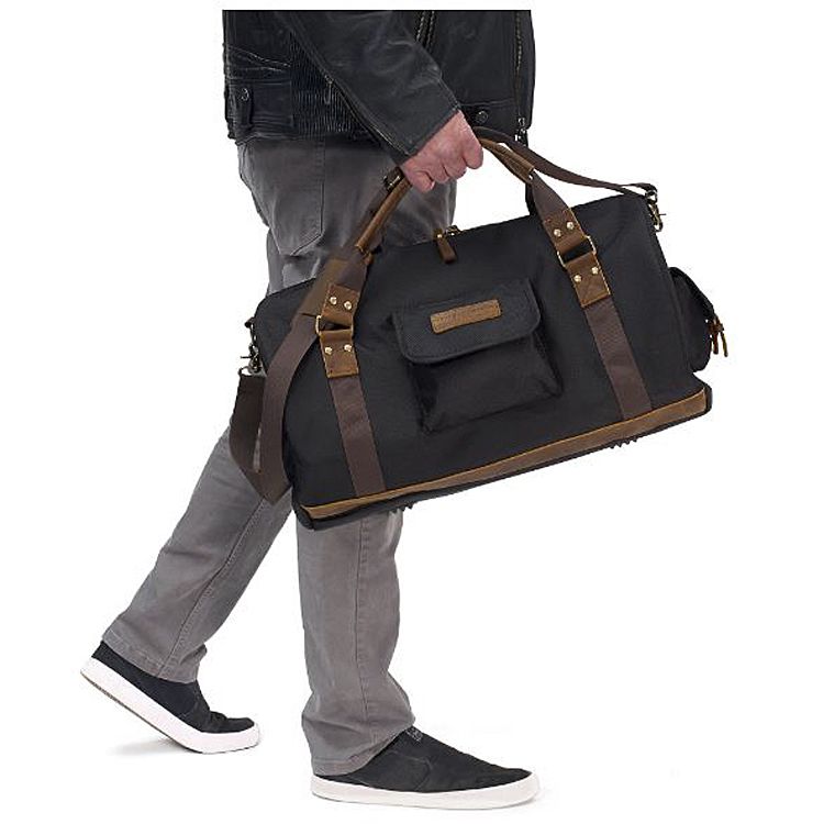 Harley-Davidson® Ponderosa Ballistic & Leather Duffel Bag – House