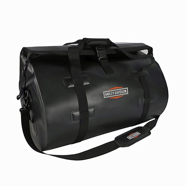 
                  
                    Harley-Davidson® Waterproof Roll-Top Duffel | Heat-Sealed Seams | Detachable Shoulder Strap
                  
                