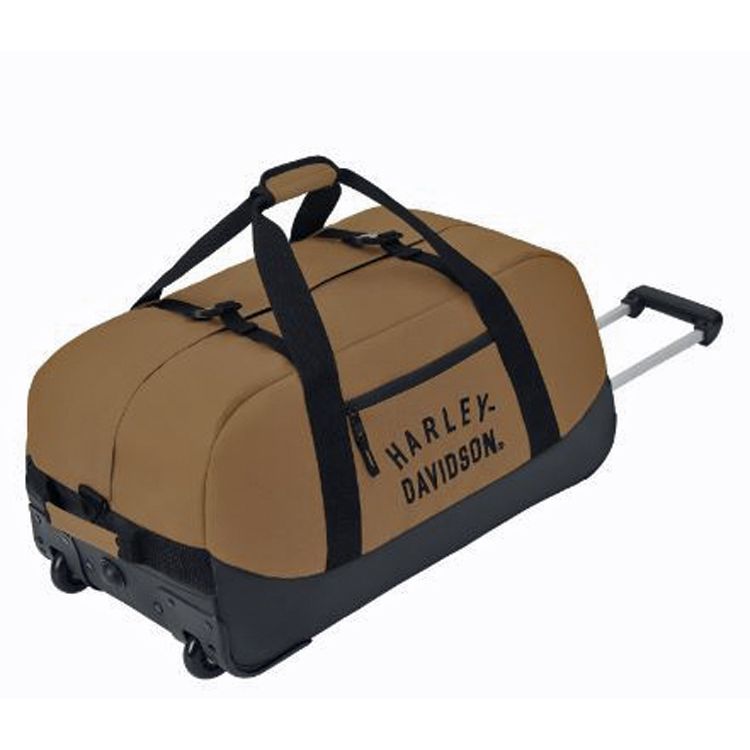 
                  
                    Harley-Davidson® Rugged Twill Rolling Duffel | Brown | 26 Inch
                  
                