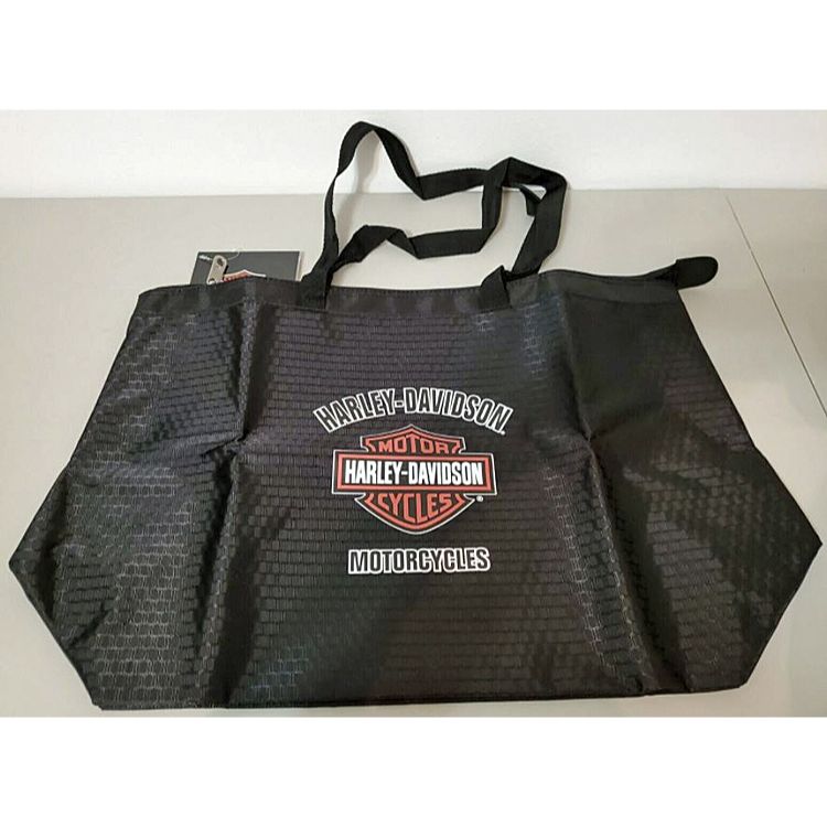 
                  
                    Harley-Davidson® Women's Shopper Tote | Collapsible | Tail Of The Dragon Pattern
                  
                