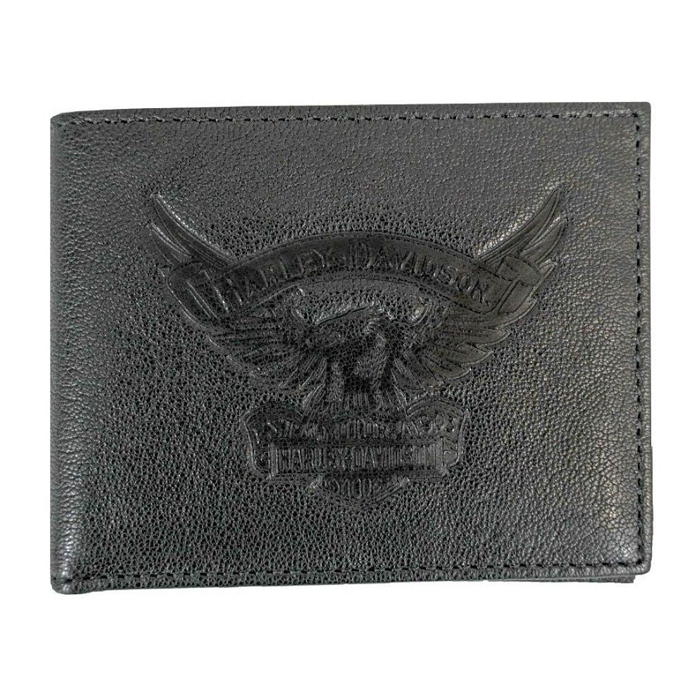 ウォレット。ハーレー、アメリカン Harley-Davidson® Men's Eagle Billfold Wallet | Removable ID