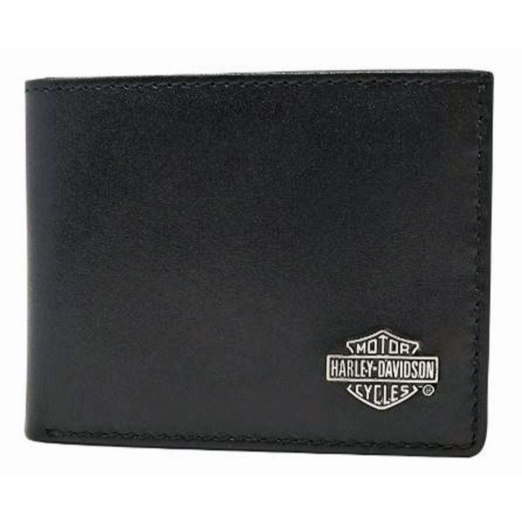 Harley-Davidson® Men's Bar & Shield® Medallion Billfold Wallet | Gift Box | RFID Protection