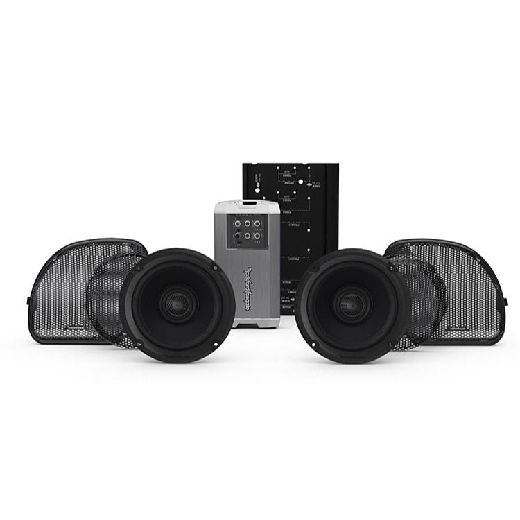 Rockford Fosgate® Two Speaker & Amp Kit