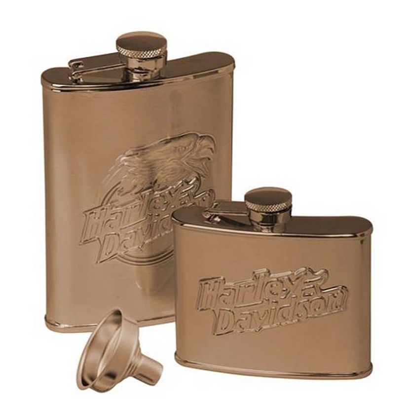 Harley-Davidson® Eagle Flask Set | Set of Two Flasks