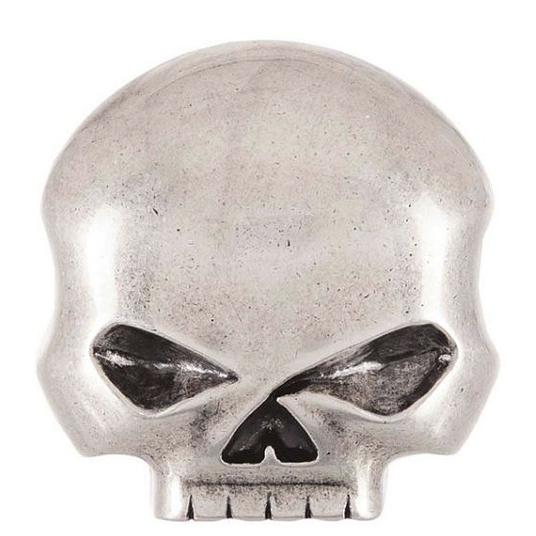 Harley-Davidson® Men's Skull Rider Belt Buckle | Antique Nickel Finish | Collectors' Favorite