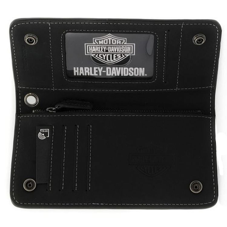 
                  
                    Harley-Davidson® Men's Refuel Trucker Wallet | Bar & Shield® Silhouette | RFID Protection
                  
                