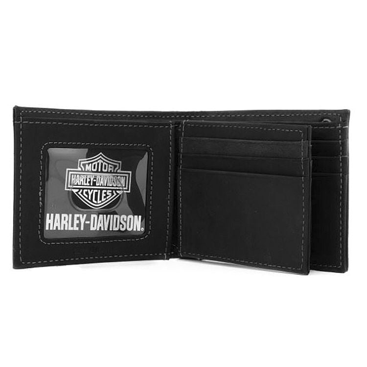 
                  
                    Harley-Davidson® Men's Refuel Bi-Fold Wallet | Bar & Shield® Silhouette | RFID Protection
                  
                