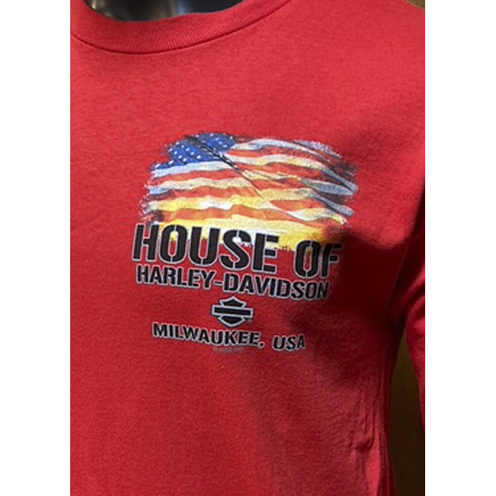 House Of Harley-Davidson® Men's Heroes T-Shirt | Red | Long