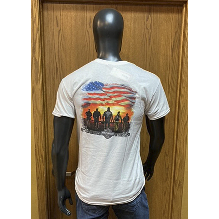
                  
                    House Of Harley-Davidson® Men's Heroes T-Shirt | White | Short Sleeves
                  
                