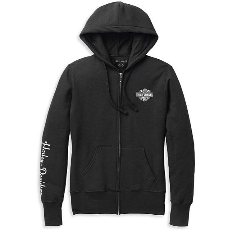 
                  
                    Harley-Davidson® Women's Wounded Warrior Project® Zip-Front Hoodie | Her In Every Hero | Lined Draw-String Hood
                  
                