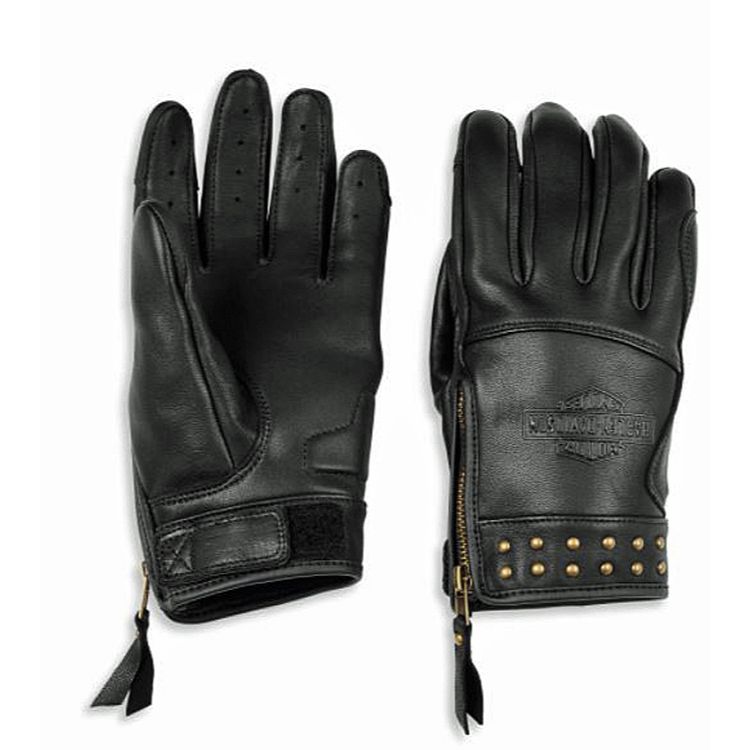 Harley-Davidson® Women's Electra Riding Gloves | Stud Accents | Touch-Screen Compatible