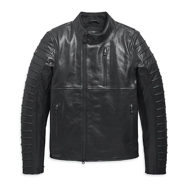 
                  
                    Harley-Davidson® Men's Ozello Perforated Leather Riding Jacket | CoolCore® Technology | Slim Fit
                  
                