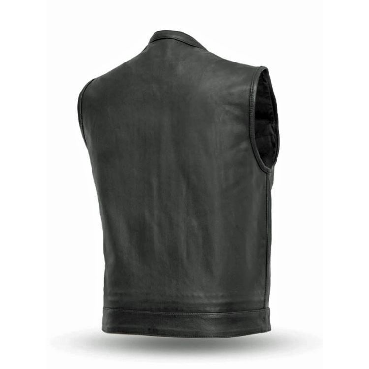 
                  
                    First Manufacturing Men's Sharp Shooter Leather Motorcycle Vest
                  
                