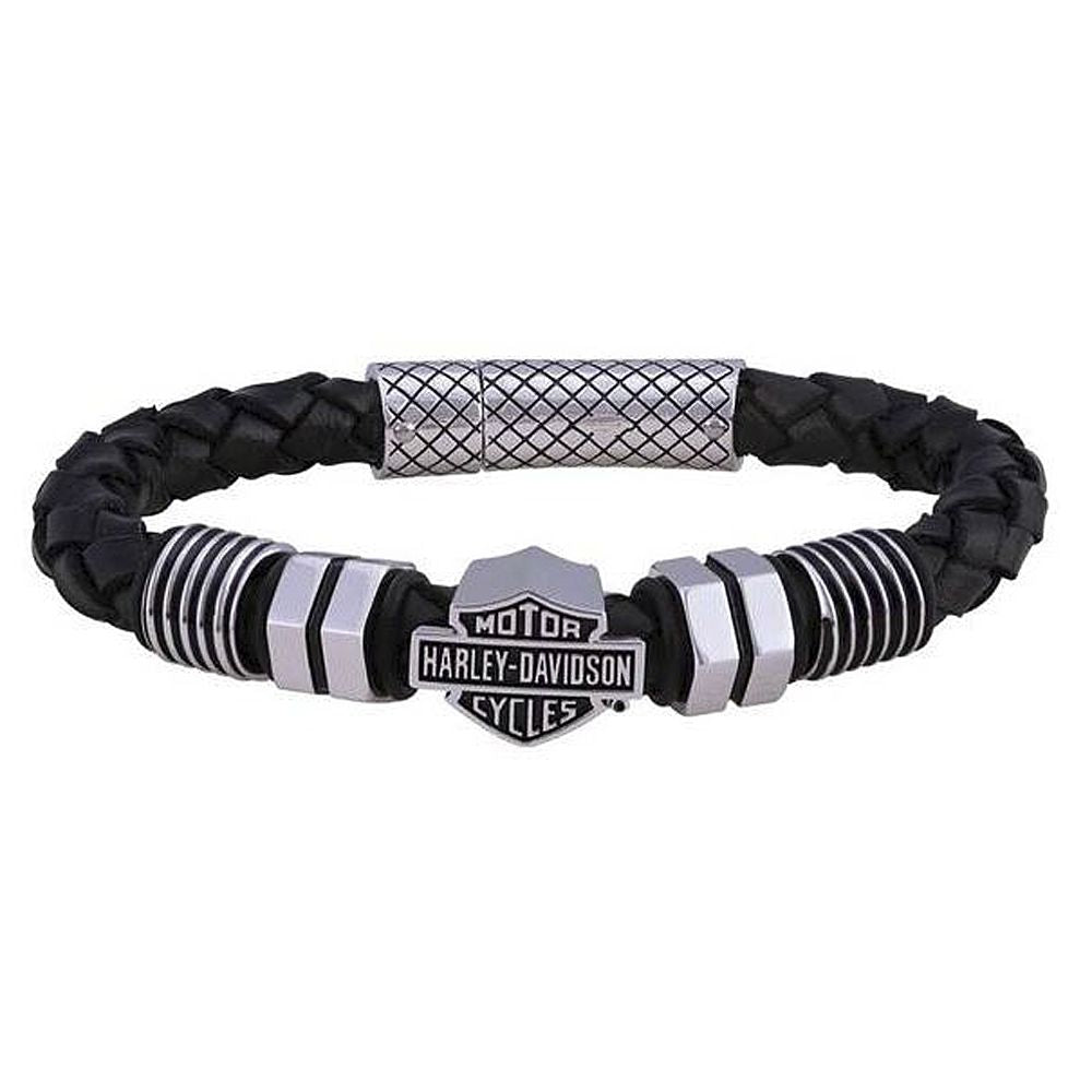 Harley-Davidson | Jewelry | Leather Snap Bracelet With 2 Snaps | Poshmark