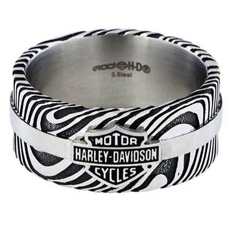 
                  
                    Harley-Davidson® Men's Driftwood Ring | Bar & Shield®
                  
                