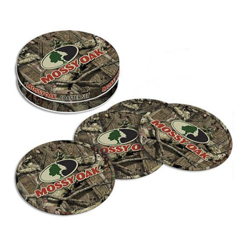 
                  
                    Mossy Oak® Tin Coaster Set | Four Coasters | Collectable Storage Tin
                  
                